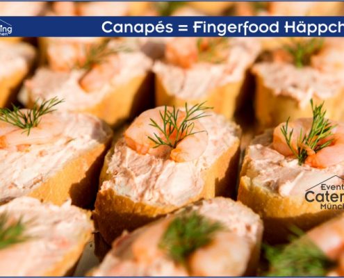 Canapés Fingerfood Häppchen von Catering Straubing