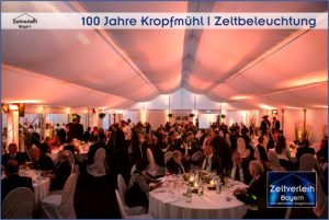 Gala 100 Jahre Kropfmühl Zeltverleih Straubing
