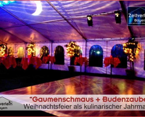 Weihnachtsfeier im Zelt Zeltverleih Straubing